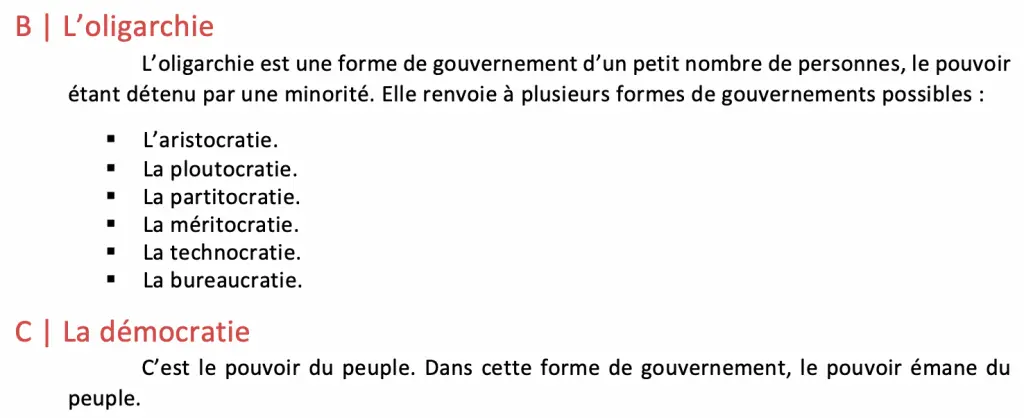 Une liste d'éléments est agencée d'une manière qui laisse de l'espace vide à droite de celle-ci.